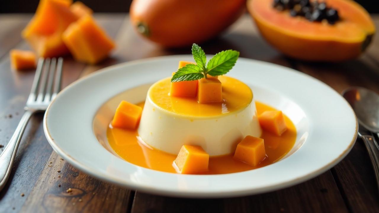 **Papaya Cream Custard**