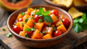 Papaya Tomatensalsa