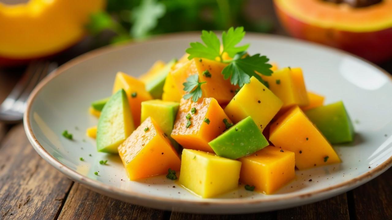 Papaya and Mango Salad