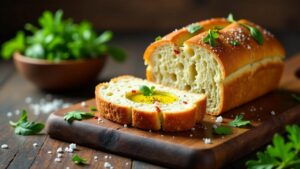 Paprika-Rucola-Brot