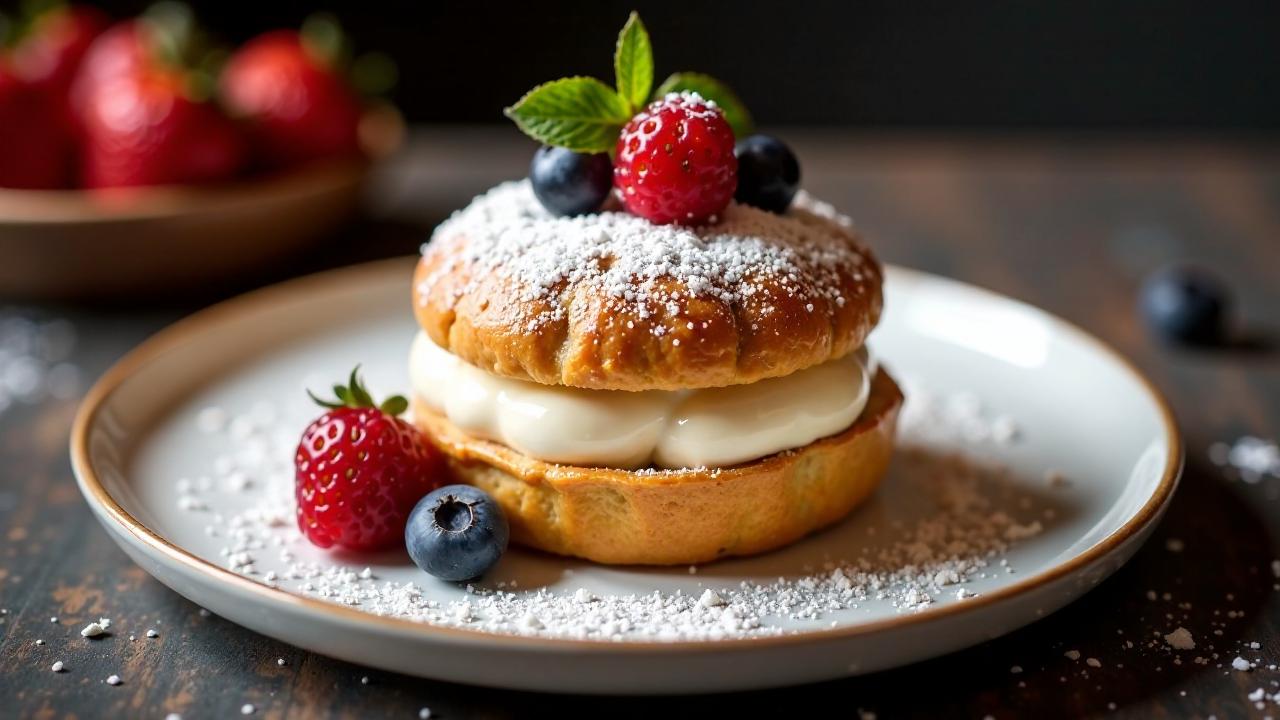 Paris-Brest: Windbeuteltorte mit Pralinencreme