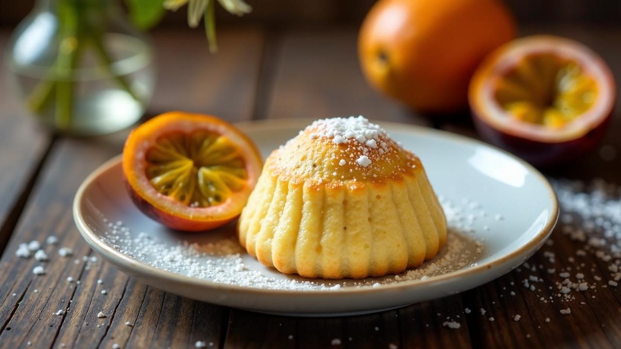 Passionsfrucht-Kokos-Madeleines