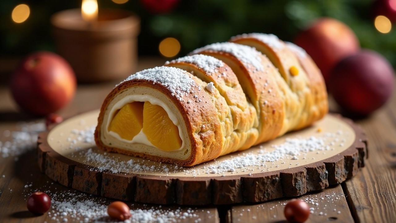 Passionsfrucht-Nuss-Stollen