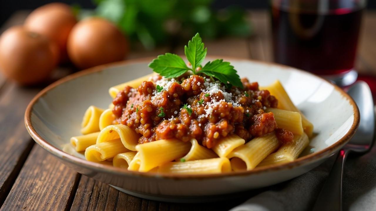 Pasta alla Genovese (Fleischragout)