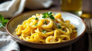 Pasta con Cavolfiore e Zafferano