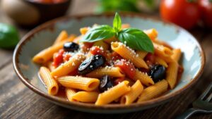 Pasta con le Melanzane (Pasta mit Auberginen)