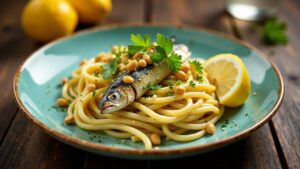 Pasta con le Sarde (Pasta mit Sardinen)