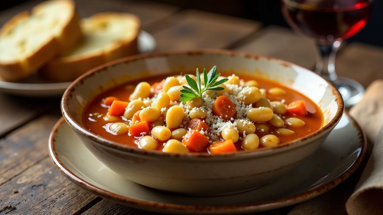 Pasta e Fagioli (Bohnensuppe)