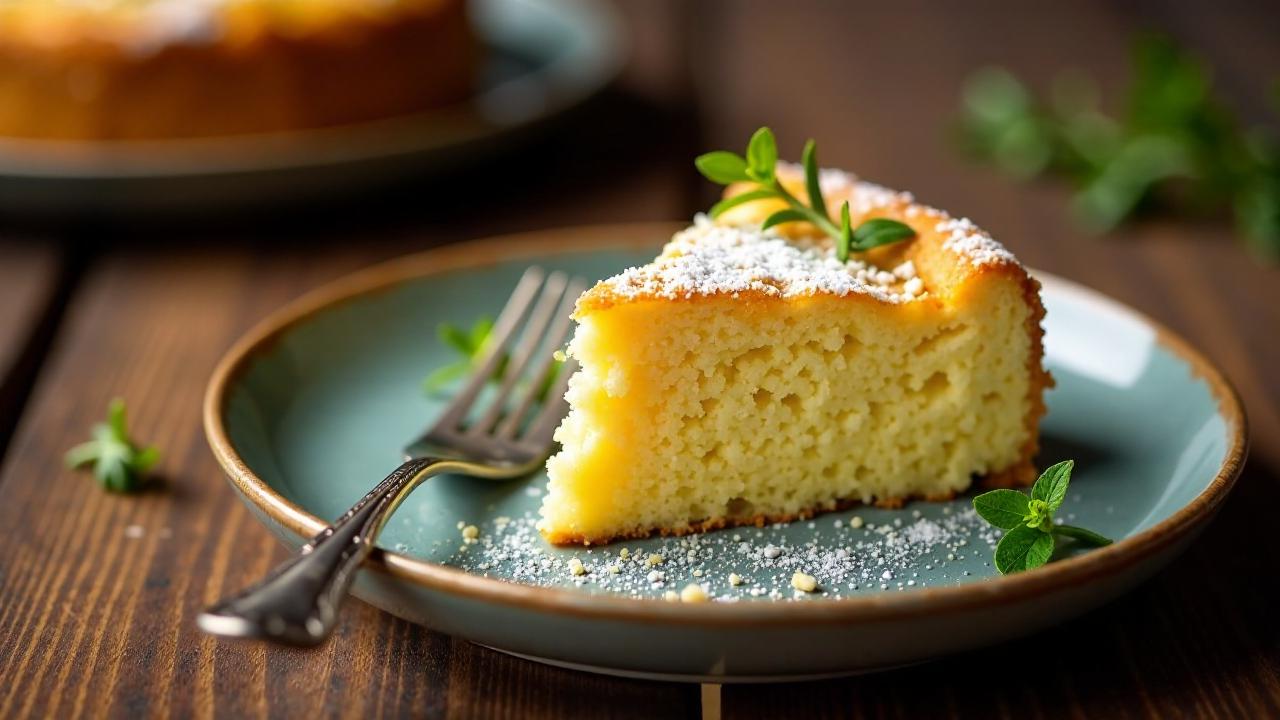 Pastinakenkuchen in Sesamkruste