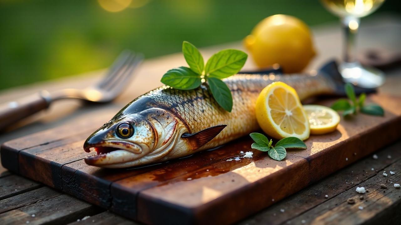 Pastrmka na Žaru (Gegrillte Forelle)