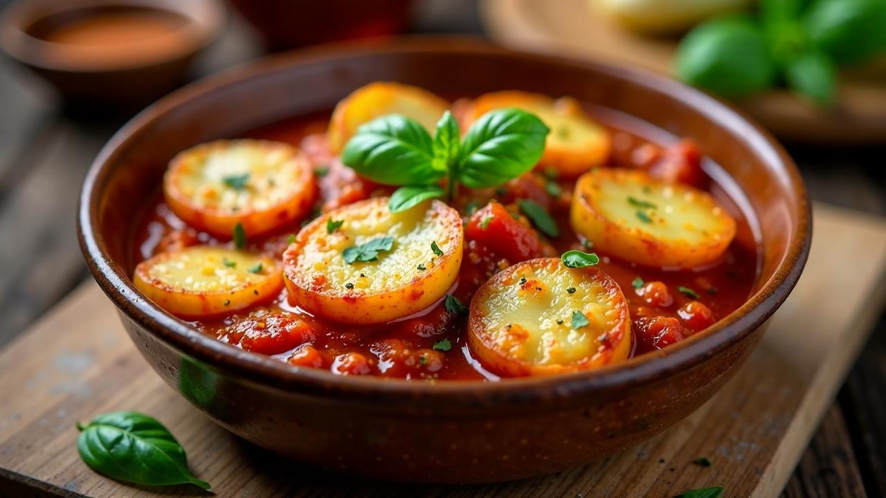 Patate alla Pizzaiola (Kartoffeln in Tomatensauce)