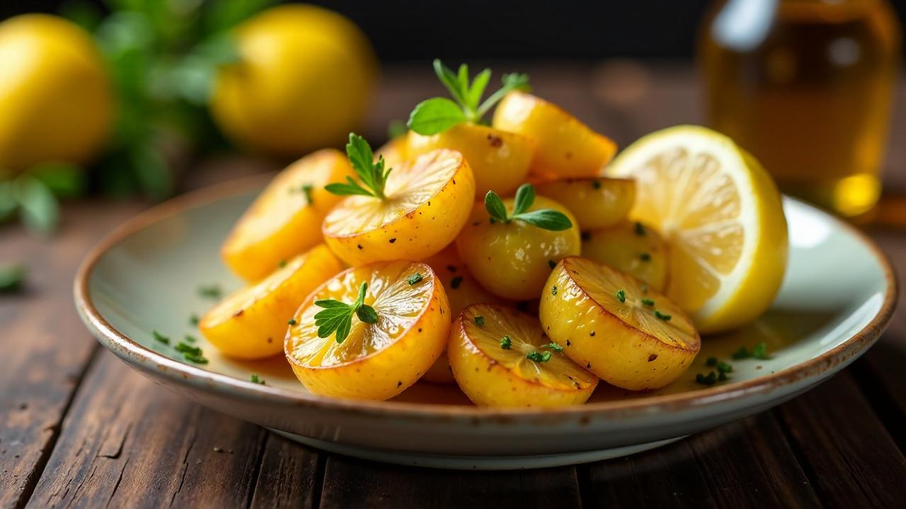 Patates Lemonates: Zitronenkartoffeln