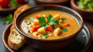 Peanut Soup with Yams