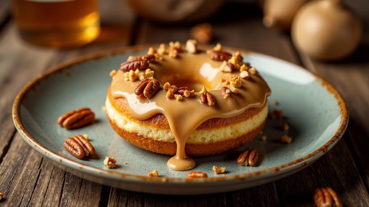 Pekannuss-Bourbon-Donut