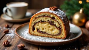 Pekannuss-Mandel-Stollen