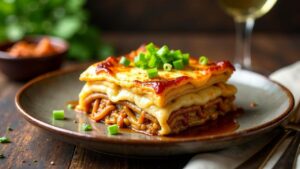 Pekingente-Lasagne