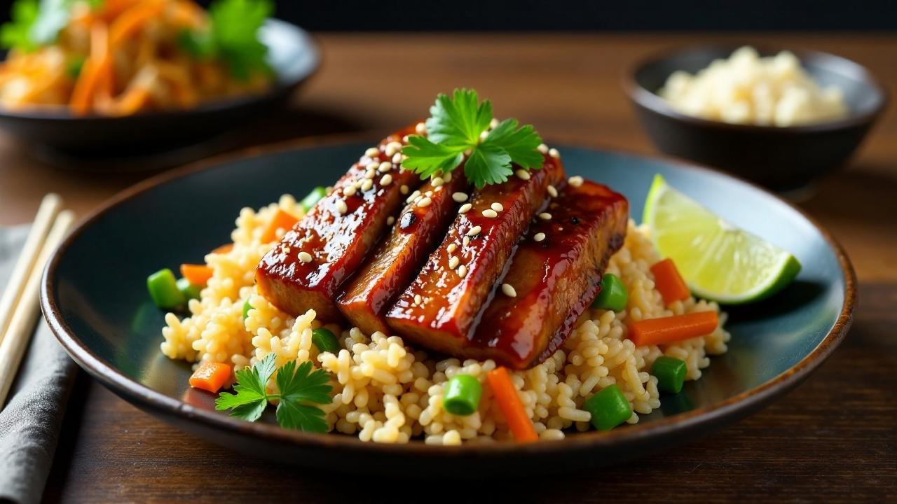 Pekingente mit Teriyaki-Glasur