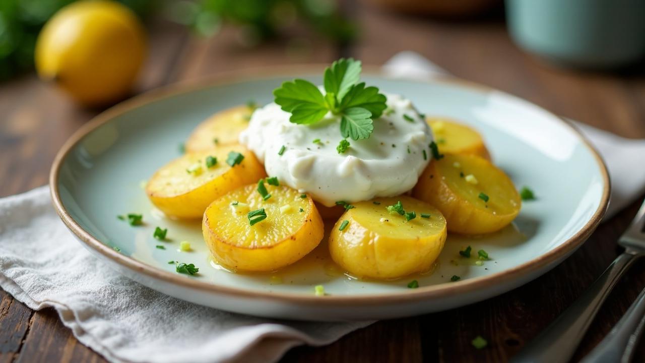 Pellkartoffeln mit Quark – Mit regionalen Kräutern