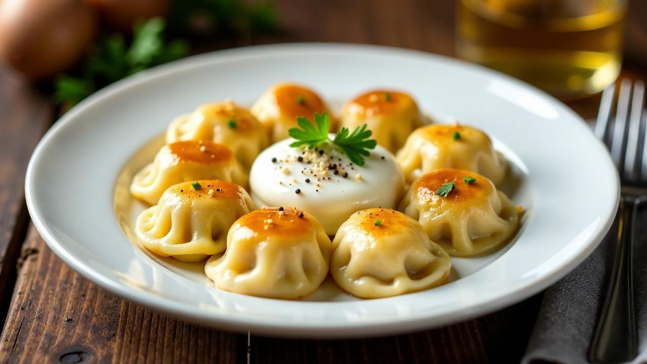 Pelmeni - Russische Teigtaschen mit kirgisischen Note