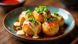 Pepperoni Pizza Takoyaki