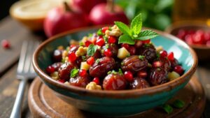 Persische Dattesalad (Salad-e Anar)