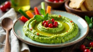 Persische Erbsen-Hummus (Zereshk Mast)