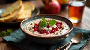 Persischer Granatapfel-Dip (Anar-O-Bademjan)