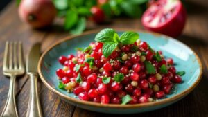 Persischer Granatapfel- und Walnusssalat (Fesenjan Salad)