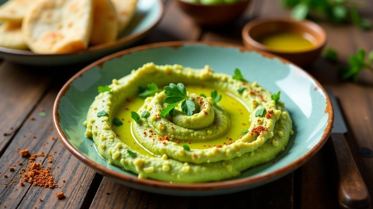 Persisches Limetten-Hummus (Zeytoon Parvardeh)