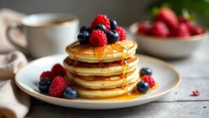 Pfannkuchen aus Taro-Mehl