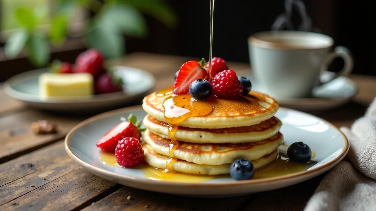 Pfannkuchen mit Kamelmilch