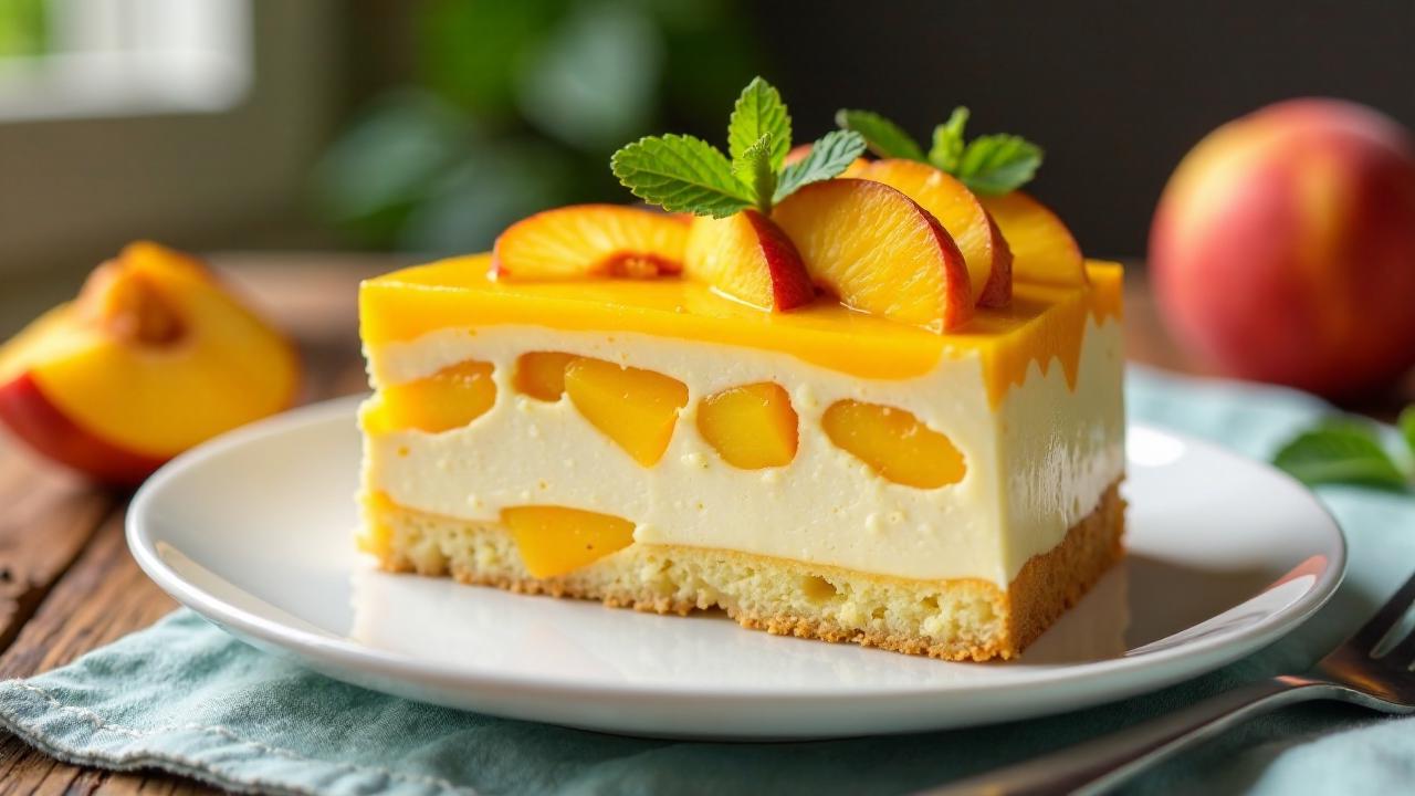 Pfirsich-Mango-Torte