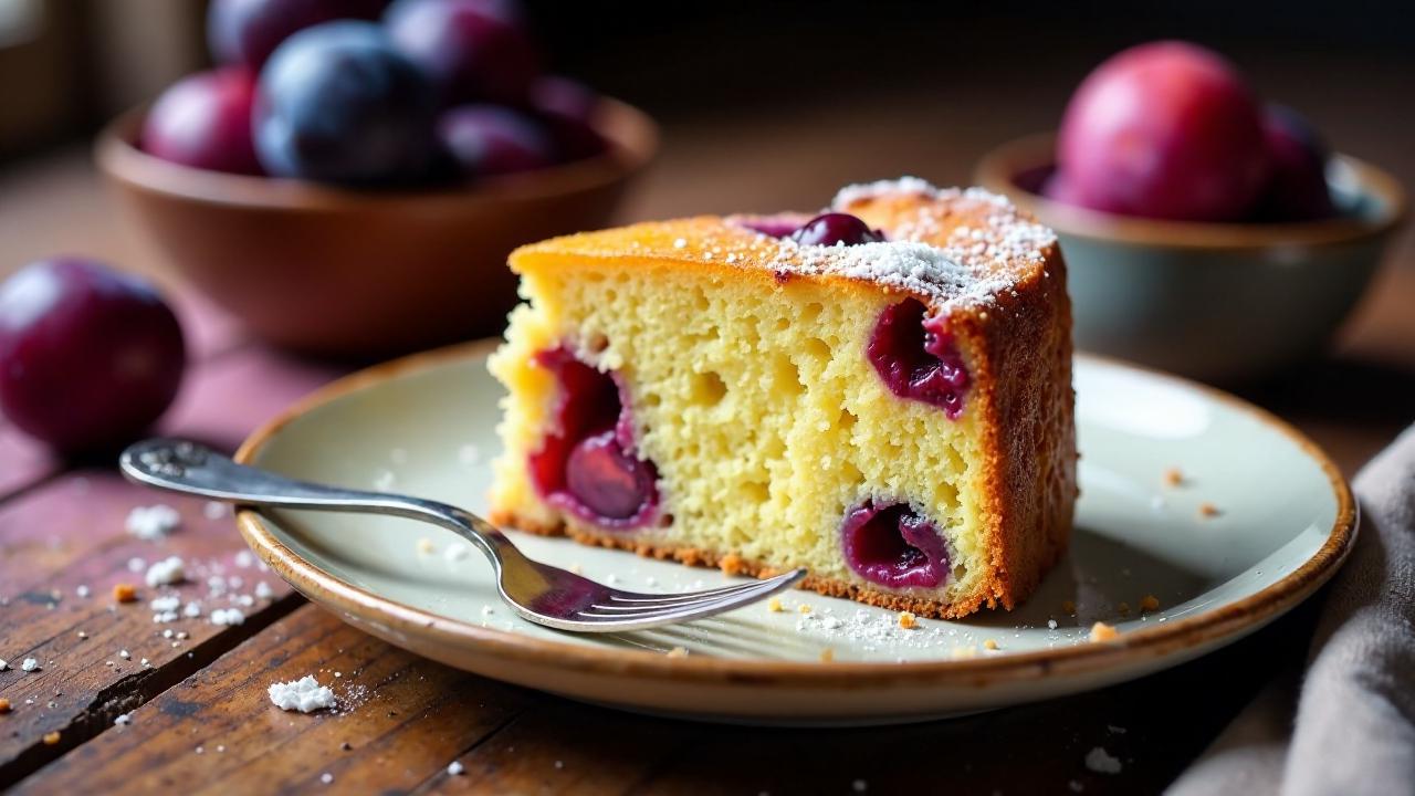 Pflaumen-Buttermilch-Kuchen