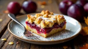 Pflaumen-Crumble-Kuchen