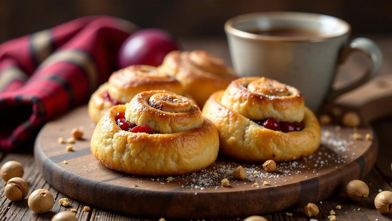 Pflaumen-Nuss-Brötchen: Herbstlich