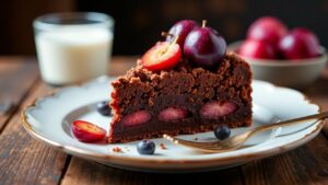 Pflaumen-Schoko-Streusel-Kuchen