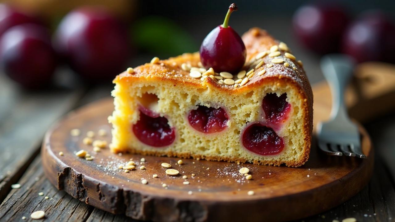 Pflaumenkuchen ohne Zucker