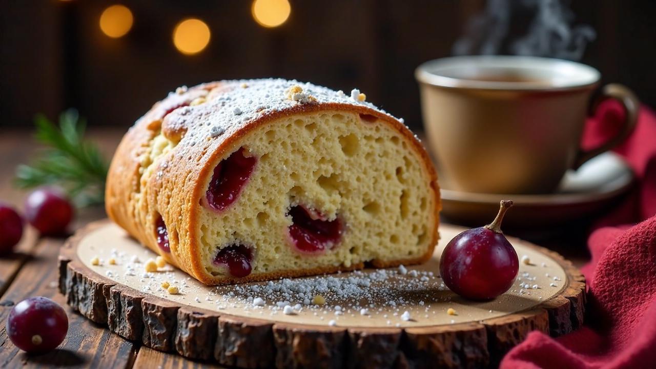 Pflaumenschnaps-Stollen