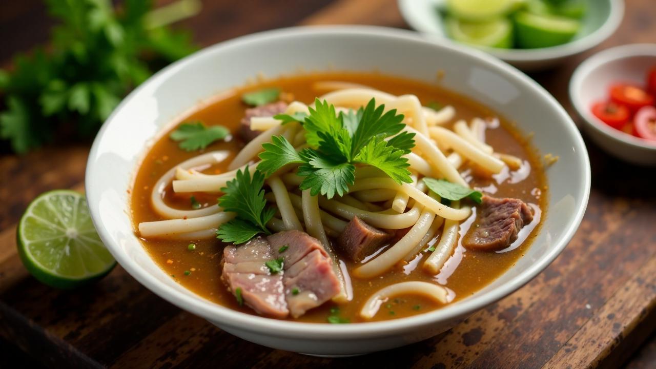 Pho Bo mit Limettensaft