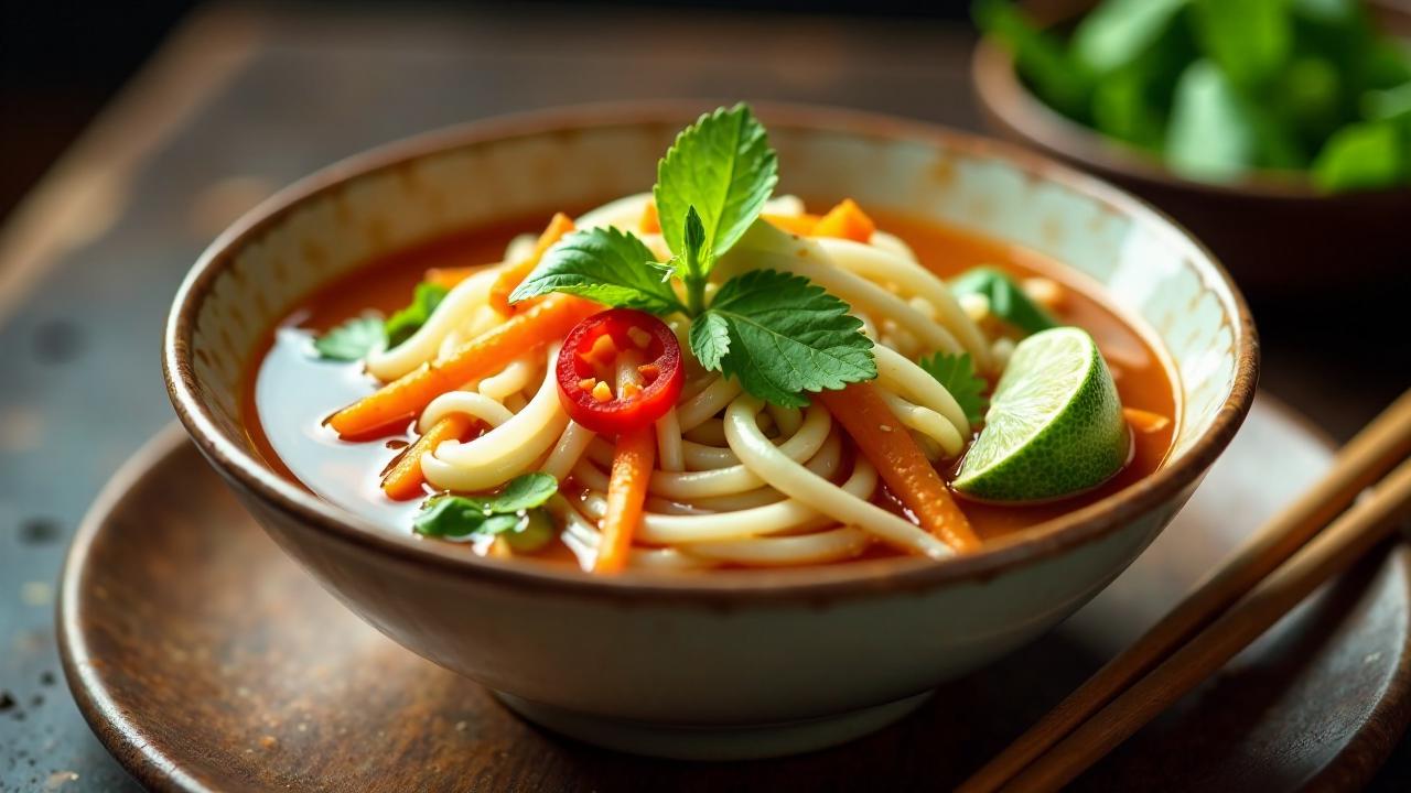 Pho Chay mit Frühlingsgemüse