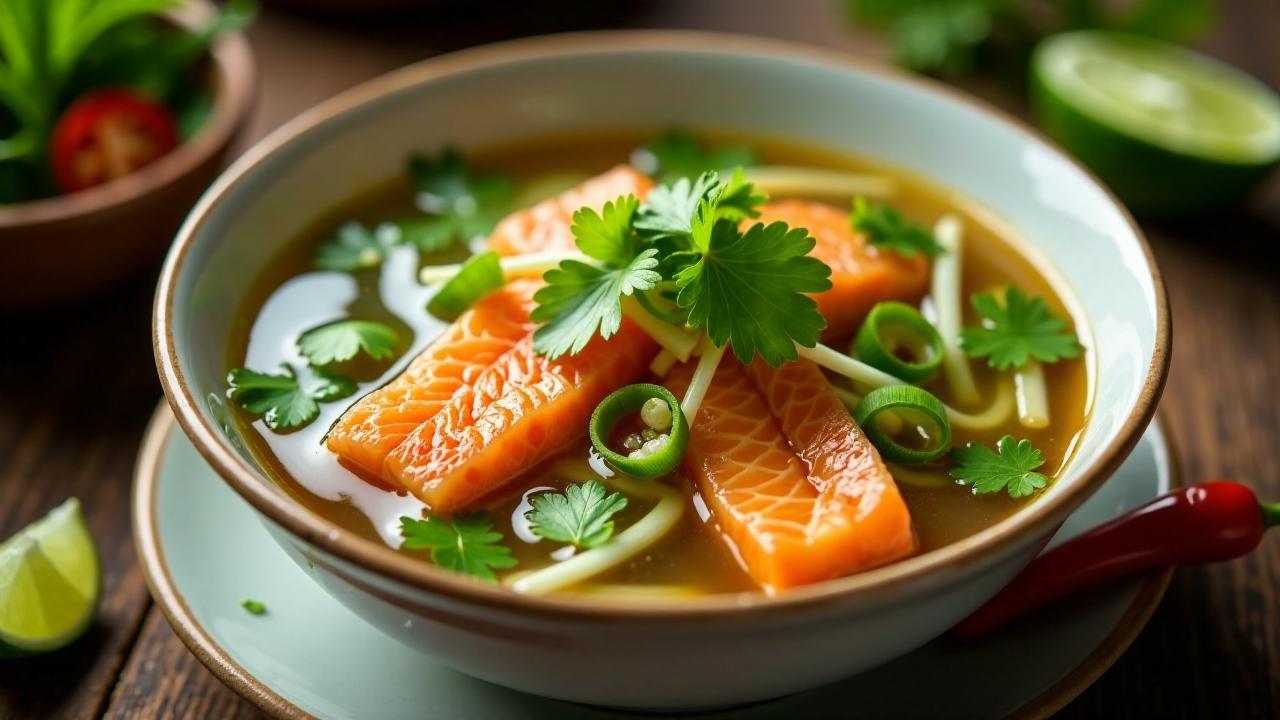 Pho Ga mit Lachs