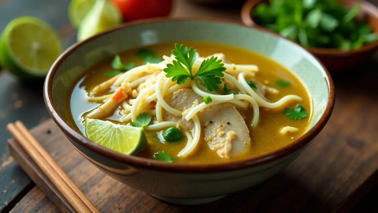 Pho Ga mit grünem Curry