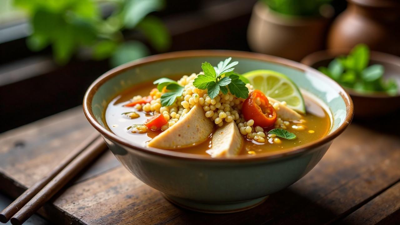 Pho mit Hühnerfleisch und Quinoa