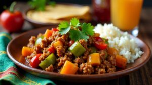 **Picadillo de Chayote**