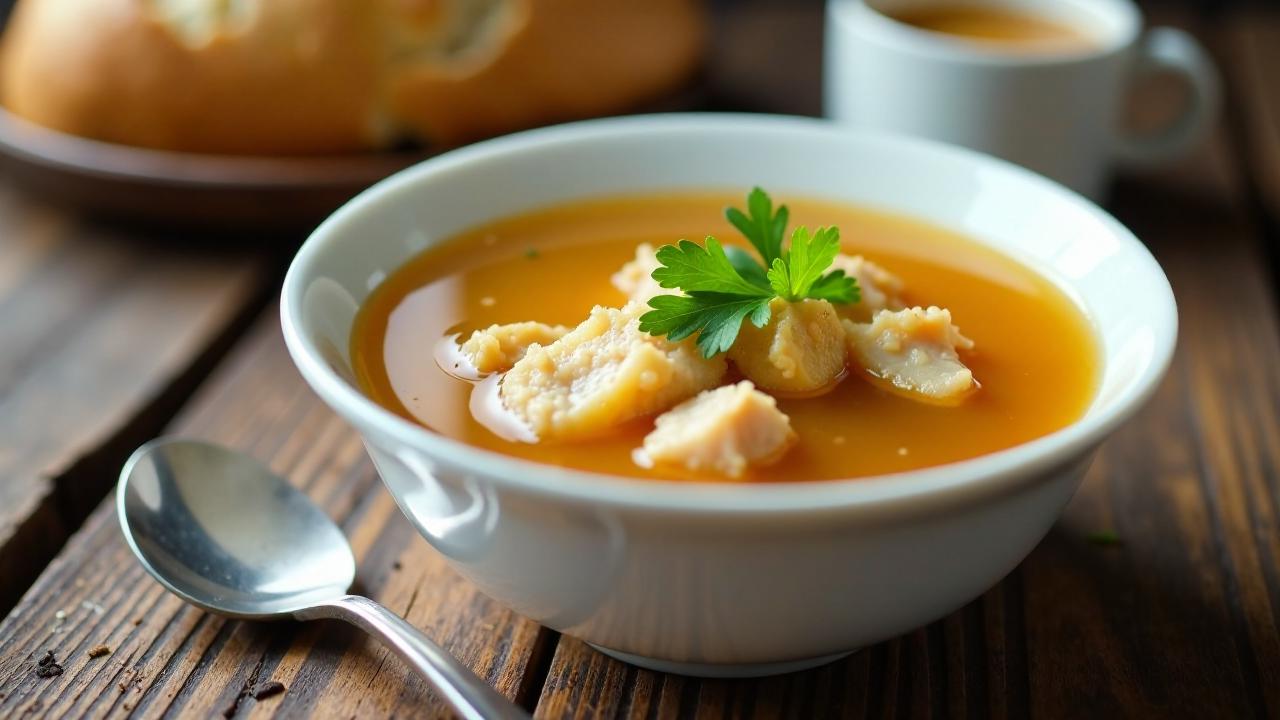 Piftie de Pui - Kalte Hühnersuppe