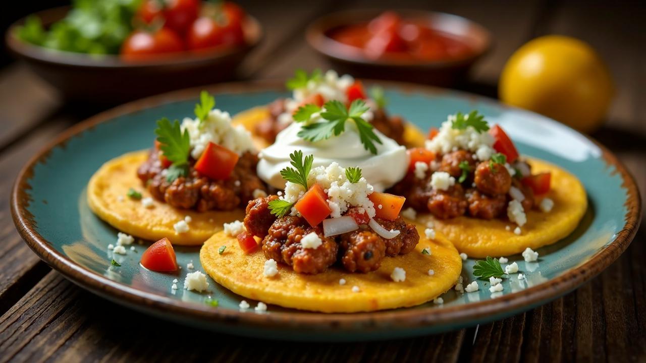 Pikante Sopes con Chorizo