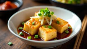 Pikantes Agedashi Tofu