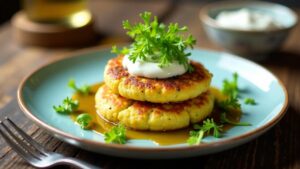 Piko Piko-Blinis: Pfannkuchen mit Farnspitzen