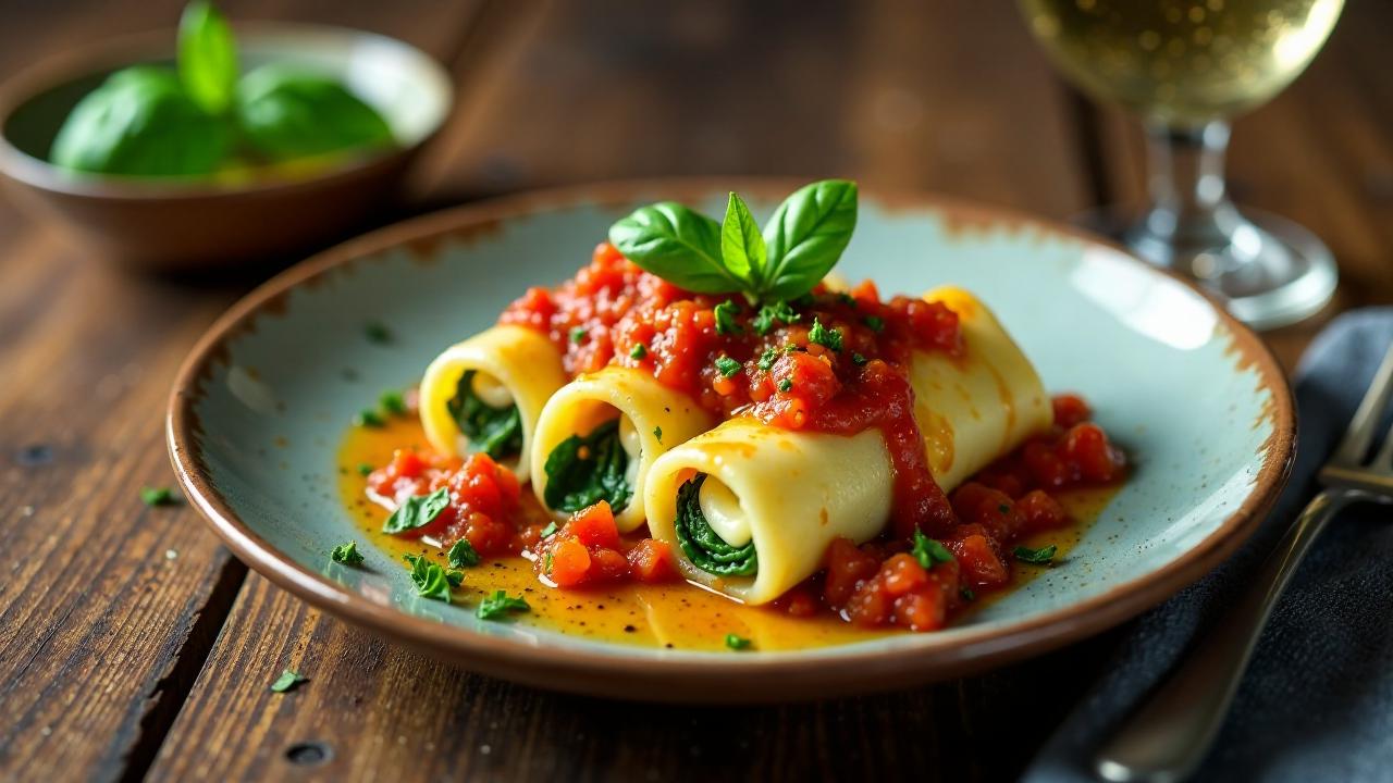 Piko Piko Cannelloni: Gefüllte Nudeln mit Farnspitzen