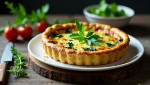 Piko Piko Quiche: Farnspitzenquiche